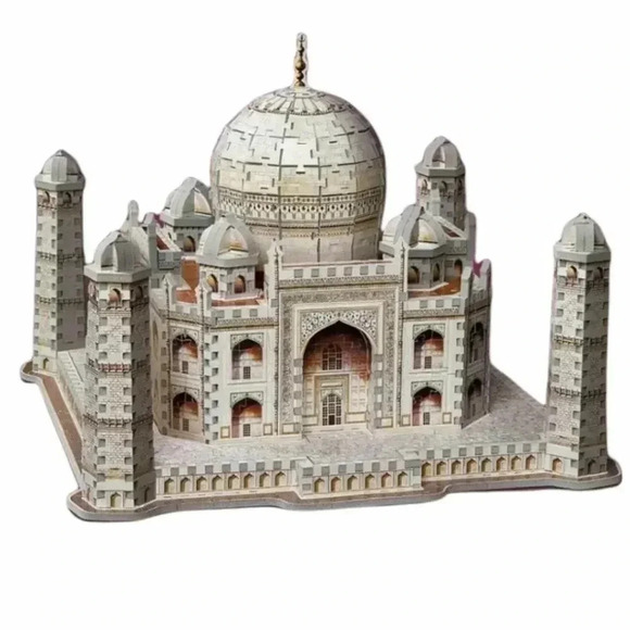 New Vintage Wood Puzzle Taj Mahal 3D Factory Sealed - Picture 1 of 3